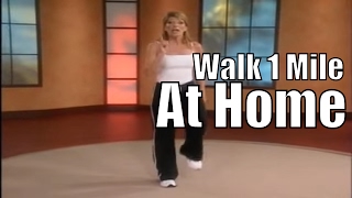 1 Mile In Home Walk  Walking Workout Videos [upl. by Akena573]