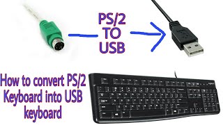 How to convert PS2 Keyboard into USB keyboard [upl. by Ehctav]