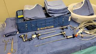 BASIC SETUP CYSTOSCOPY TURP LITHOTRIPSY [upl. by Hamel]