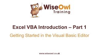 Excel VBA Introduction Part 1  Getting Started in the VB Editor [upl. by Binky]