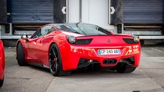 Novitec Rosso Ferrari 458 Italia  Loud Revs  5x Ferrari 458 Italia Accelerations [upl. by Elok113]