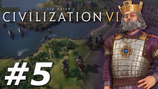 Civilization 6 Deity Byzantium  Crusaders Part 5 [upl. by Ansev917]