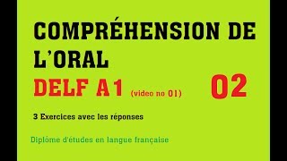 DELF A1  Compréhension de loral no 2 [upl. by Oinotnas]