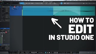 How to Edit Audio in Studio One  PreSonus [upl. by Koloski910]