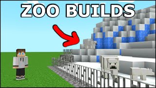 Minecraft Zoo How to Build a Zoo [upl. by Pincas]