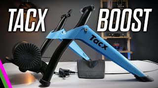 Tacx BOOST Bike Trainer Review  Setup How it Rides Sound Check and Zwift [upl. by Niasuh]