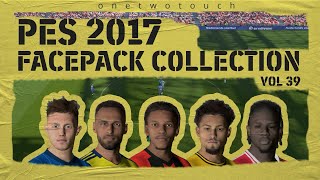 PES 2017 FACEPACK COLLECTION V39 [upl. by Oruam]