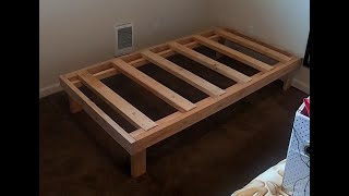 DIY 2x4 Twin Bed Frame [upl. by Skyla]