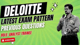 Deloitte Latest Exam Pattern  Frontlinesmedia [upl. by Riker]