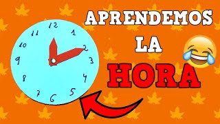 COMO HACER UN RELOJ DE CARTON PARA APRENDER LA HORACARDBOARD CLOCK TO LEARN THE TIME [upl. by Sanalda854]