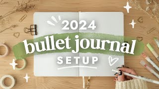 My 2024 Bullet Journal Setup [upl. by Mirabella163]