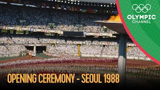 Seoul 1988  Opening Ceremony  Seoul 1988 Replays [upl. by Livi264]