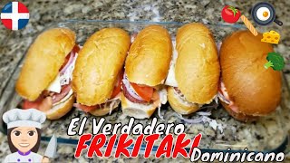 🍅🥖🍳El verdadero FRIKITAKI Dominicano🥬🍳 para DESAYUNO🧀 o CENA DOMINICANA receta muy fácil [upl. by Eilrebmik706]