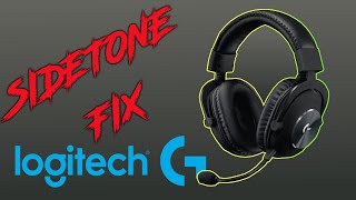 FIX SIDETONE LOGiTECH PRO X  How to enable it [upl. by Sissy]