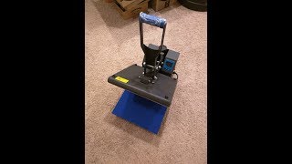 Heat Press Nation Black Series 15x15 product review and demo [upl. by Linsk]