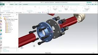 Siemens NX 10 Assembly Sequence [upl. by Christis]