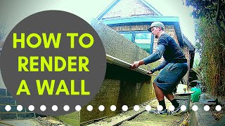 How To Render A Wall Rendering For Beginners [upl. by Nosneb998]