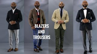 10 Best Blazer And Trouser CombinationsHow To Match Blazers And Trousers [upl. by Yemrots]