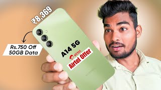 Samsung Galaxy A14 5g Airtel Offer Full Details [upl. by Llabmik]