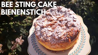 How to make Bienenstich  Classic German Bee Sting Cake [upl. by Ekaj]