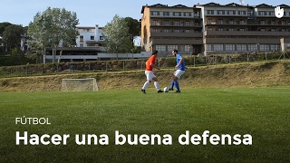 Técnicas defensivas ser un buen defensa  Fútbol [upl. by Otrebogir]