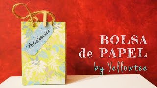 Tutorial DIY  Cómo hacer bolsas de papel fácil [upl. by Carlin642]