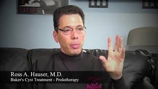 Bakers Cyst Treatment  Prolotherapy [upl. by Neerol]