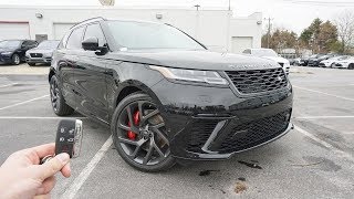 2020 Range Rover Velar SV Autobiography Start Up Exhaust Test Drive and Review [upl. by Gaiser798]