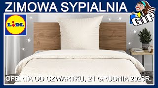 LIDL  Nowa Oferta od Czwartku 21122023  Zimowa Sypialnia [upl. by Naira321]