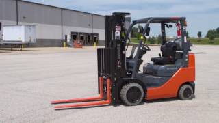 Toyota 8FGCU25 Forklift Demo [upl. by Augie]