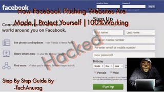 How Facebook Phishing Websites Are Made  Protect Yourself [upl. by Pavlov264]