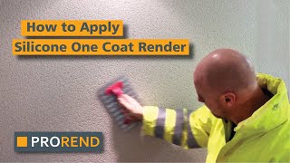 How To Apply Silicone One Coat Render [upl. by Maise]