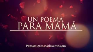 UN POEMA PARA MAMÁ de Iván Domínguez Acosta [upl. by Messere]