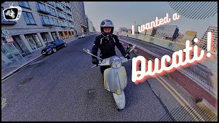 I wanted a Ducati but was given a Vespa Elettrica 70kmh  First ride review of this little beauty [upl. by Arundel]