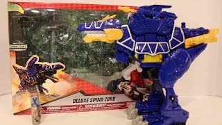 Deluxe Spino Zord Review Power Rangers Dino Super Charge [upl. by Llennehc]