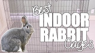 Best Indoor Rabbit Cages [upl. by Worrad384]