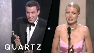 Harvey Weinstein the mostthanked man at the Oscars [upl. by Deraj]