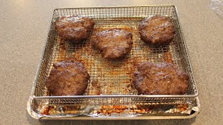 Air Fryer Hamburger Recipe  Best Method [upl. by Ahsrop955]