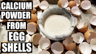 How to Make Eggshell Calcium Powder Supplement [upl. by Patnode562]