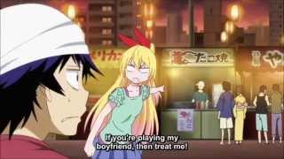 ニセコイTV Nisekoi episode scene 17 quotChitoges two facedquot ENG subbed [upl. by Nylauqcaj]