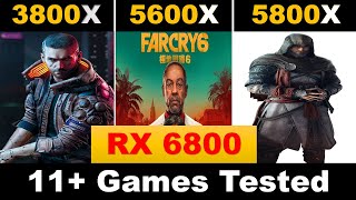 Ryzen 3800X vs 5600X vs 5800X tested in 11 games [upl. by Lamee]