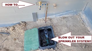 How to Blow Out a Sprinkler System [upl. by Imailiv]