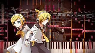 Synthesia Vocaloid  AntiChlorobenzene  アンチクロロベンゼン  Kagamine Rin  15000 Notes  Black MIDI [upl. by Annohsat871]