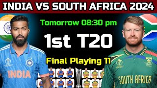 India vs South AFRICA T20 Playing 11 2024  India vs South Africa Playing 11 T20 Series 2024 [upl. by Brower]