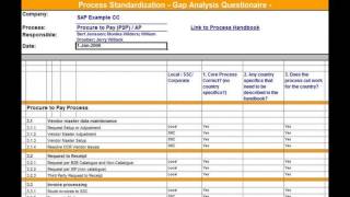 PM Simple Gap Analysis Template Excel Format [upl. by Cooper]