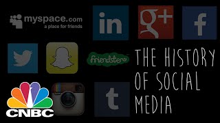 History Of Social Media In 90 seconds  CNBC [upl. by Ehc]