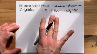 Ethanoic Acid  Water [upl. by Timothea850]