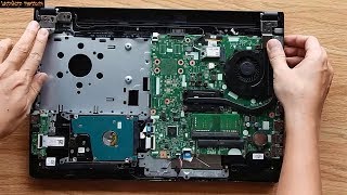 Dell Vostro 15 3568 Disassembly and fan cleaning Laptop repair [upl. by Emorej74]