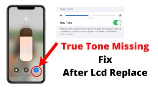 True Tone not working iPhone 8 to 12 Pro maxTrue Tone missing after LCD replacement [upl. by Hsejar]