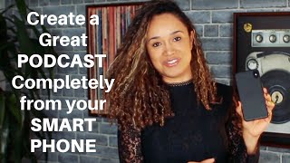 🎙📱 How to Start a Podcast on Your Phone  Anchor Spotify Podcast Tutorial [upl. by Roselin]